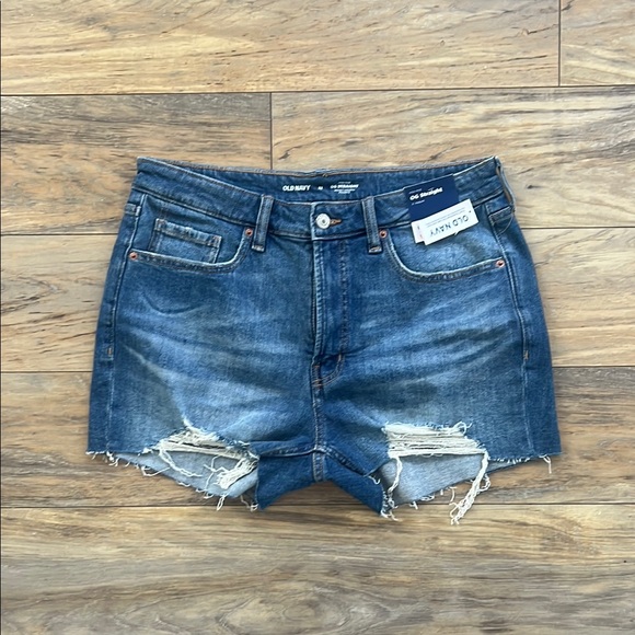 Old Navy Pants - Old Navy Women's Blue Distressed Jean Shorts